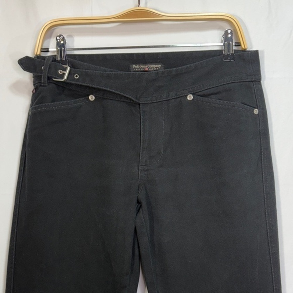 🐝 Polo Jeans Company Ralph Lauren Black self belt Flare Jeans: